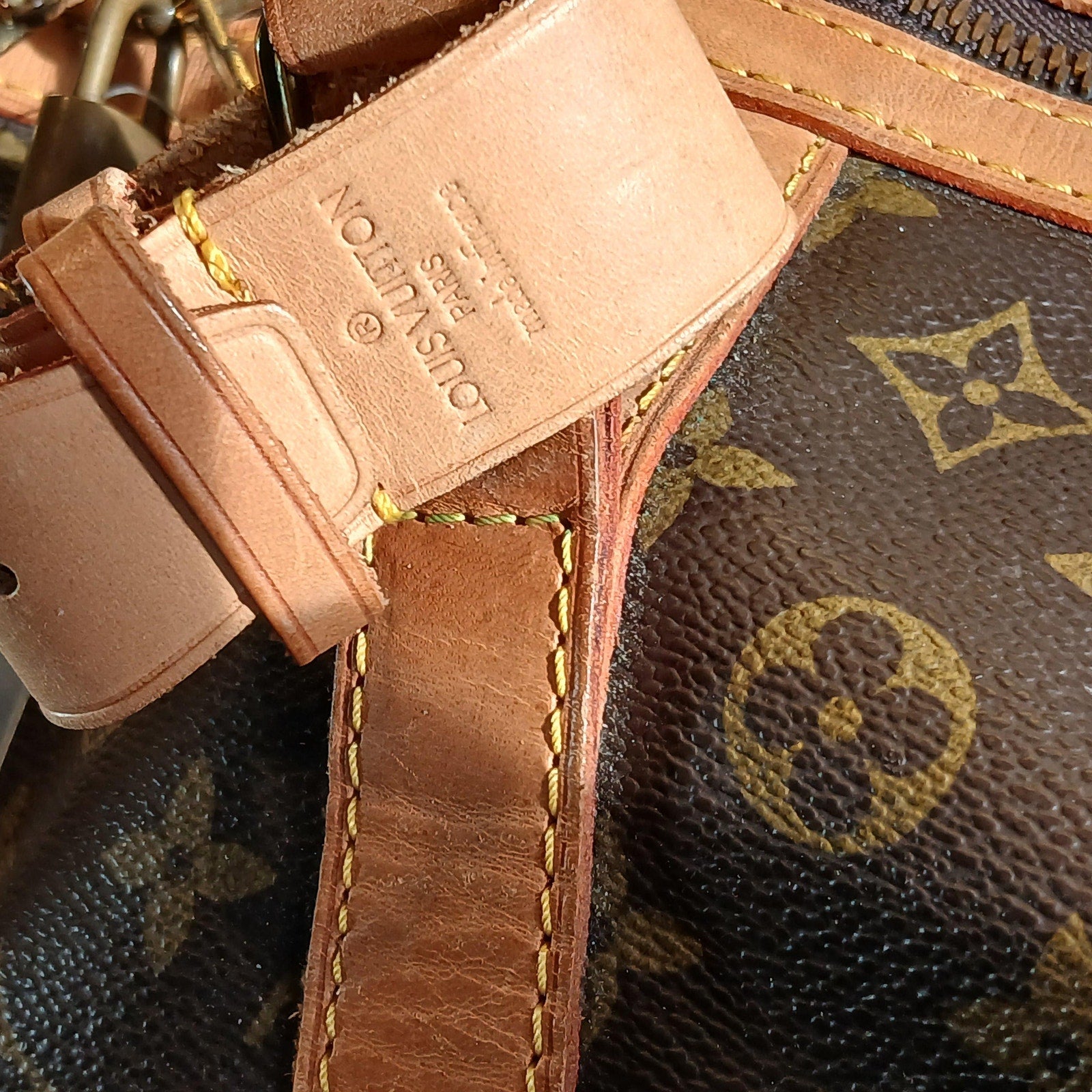 Louis Vuitton Monogram Sac Souple Boston Travel Bag 55 Vintage