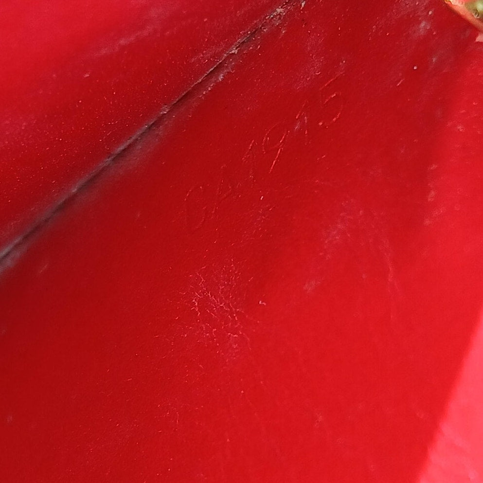 Louis Vuitton Red Epi Leather Sarah Long Wallet - Date code: CA1915