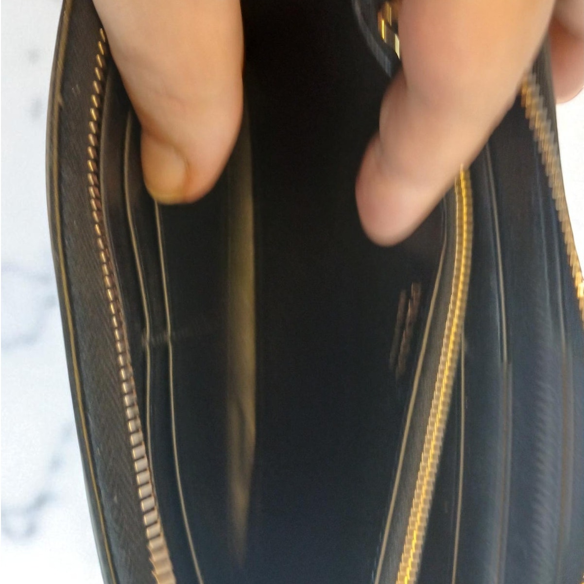 Prada Tessuto Nylon Quilted Zip Around Wallet in Black