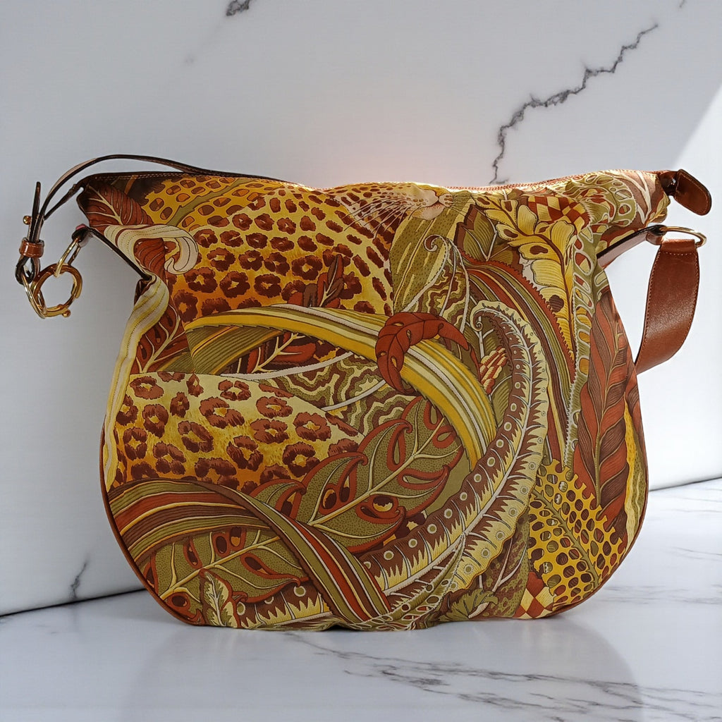 Salvatore Ferragamo Jungle Leopard Shoulder Bag