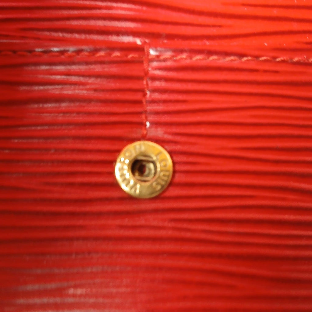 Louis Vuitton Red Epi Leather Sarah Long Wallet - Date code: CA1915