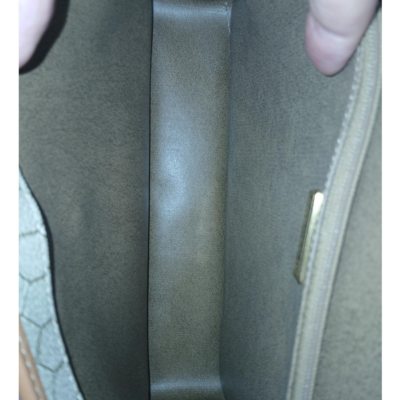 Christian Dior - Beige Honeycomb Crossbody Bag