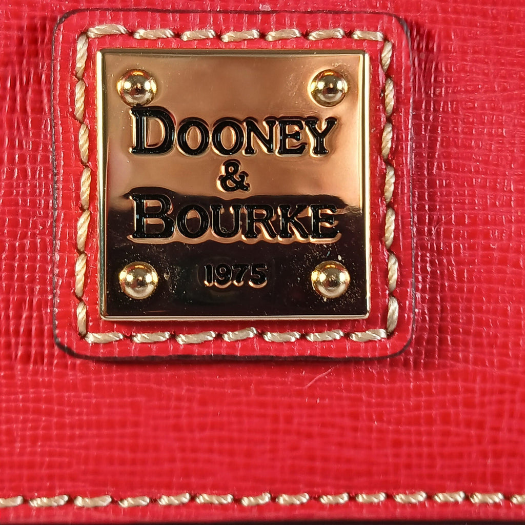 Dooney & Bourke Red Saffiano Leather Hobo Bag w/ Dust Bag NWT