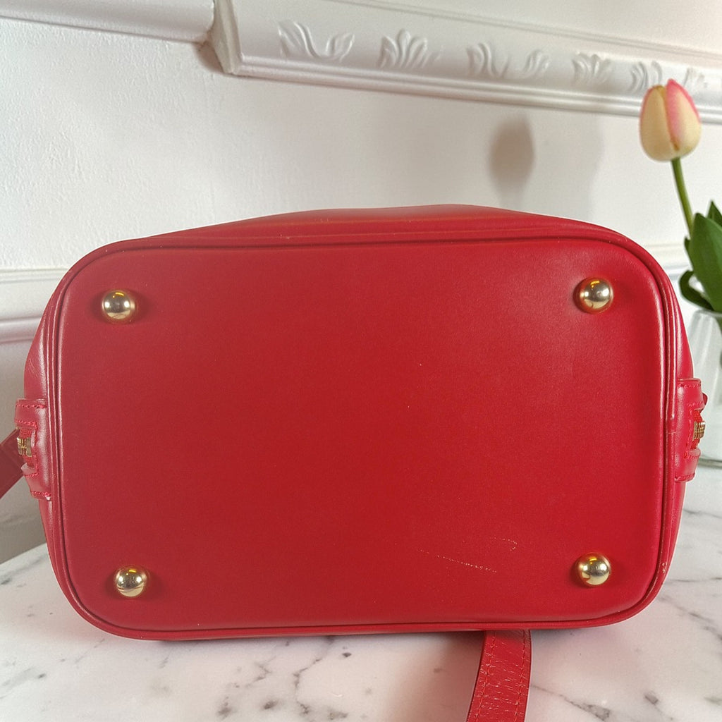 Samantha Thavasa Athel Fleury Red Leather 2Way Shoulder Handbag Miranda Collect