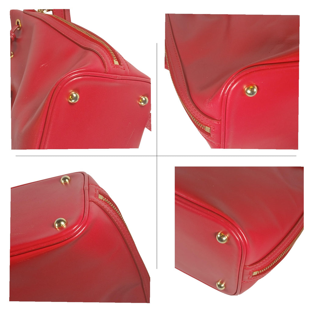 Samantha Thavasa Athel Fleury Red Leather 2Way Shoulder Handbag Miranda Collect