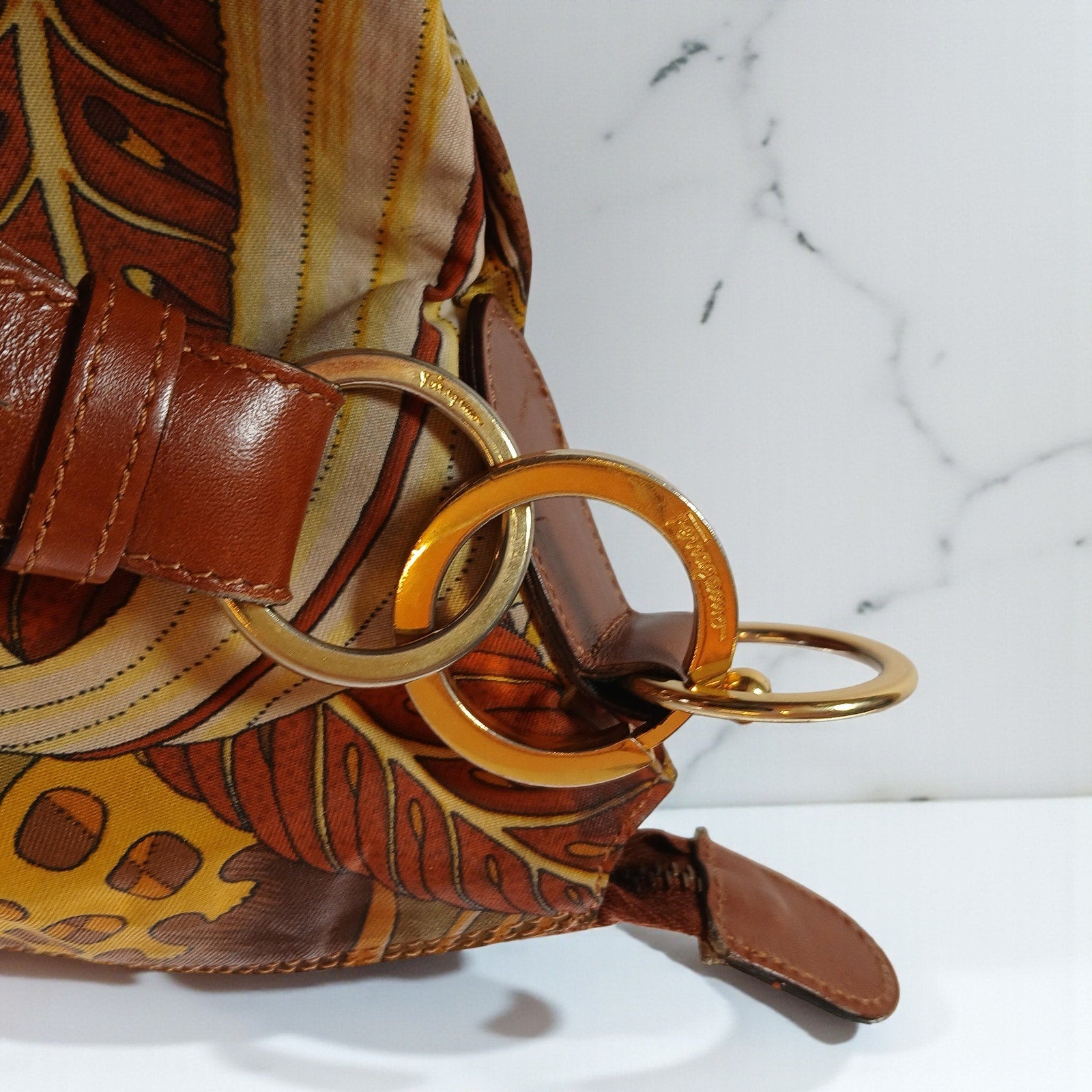 Salvatore Ferragamo Jungle Leopard Shoulder Bag