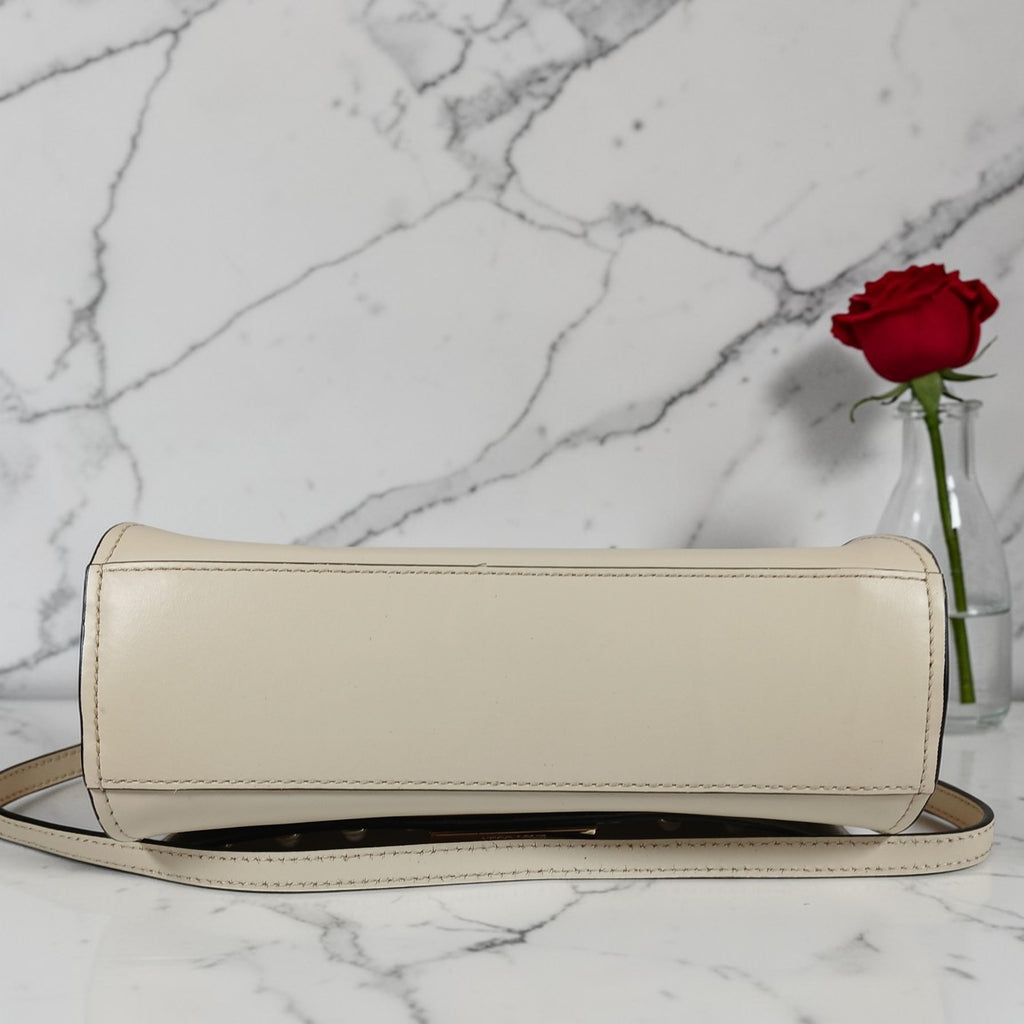 Zac Posen Bridette Belted Mini Crossbody Handbag in Dove NWT