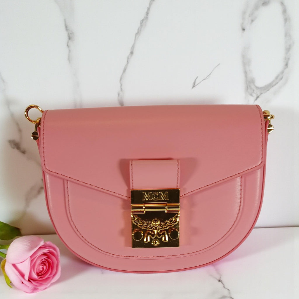 MCM Patricia Mini Pink Leather Crossbody Bag - NWT