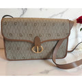 Christian Dior - Beige Honeycomb Crossbody Bag