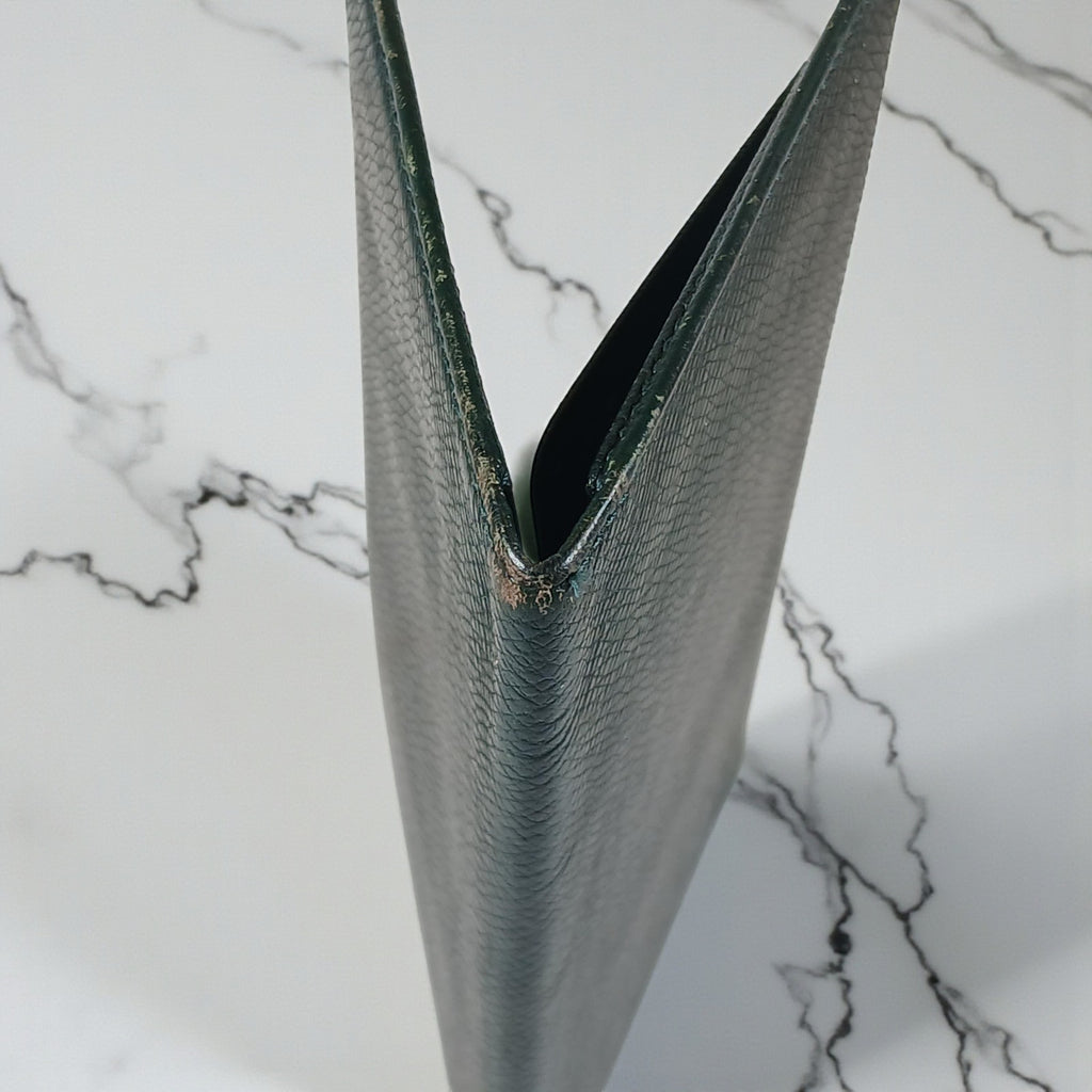 Louis Vuitton Rare Vintage Green Taiga Leather Long Wallet