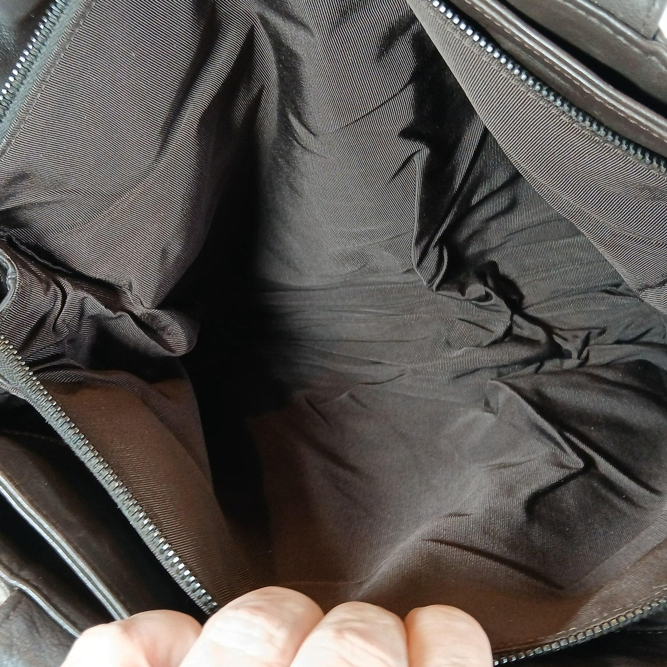 CHANEL Brown Coco Mark Lambskin Leather Tote Business Bag