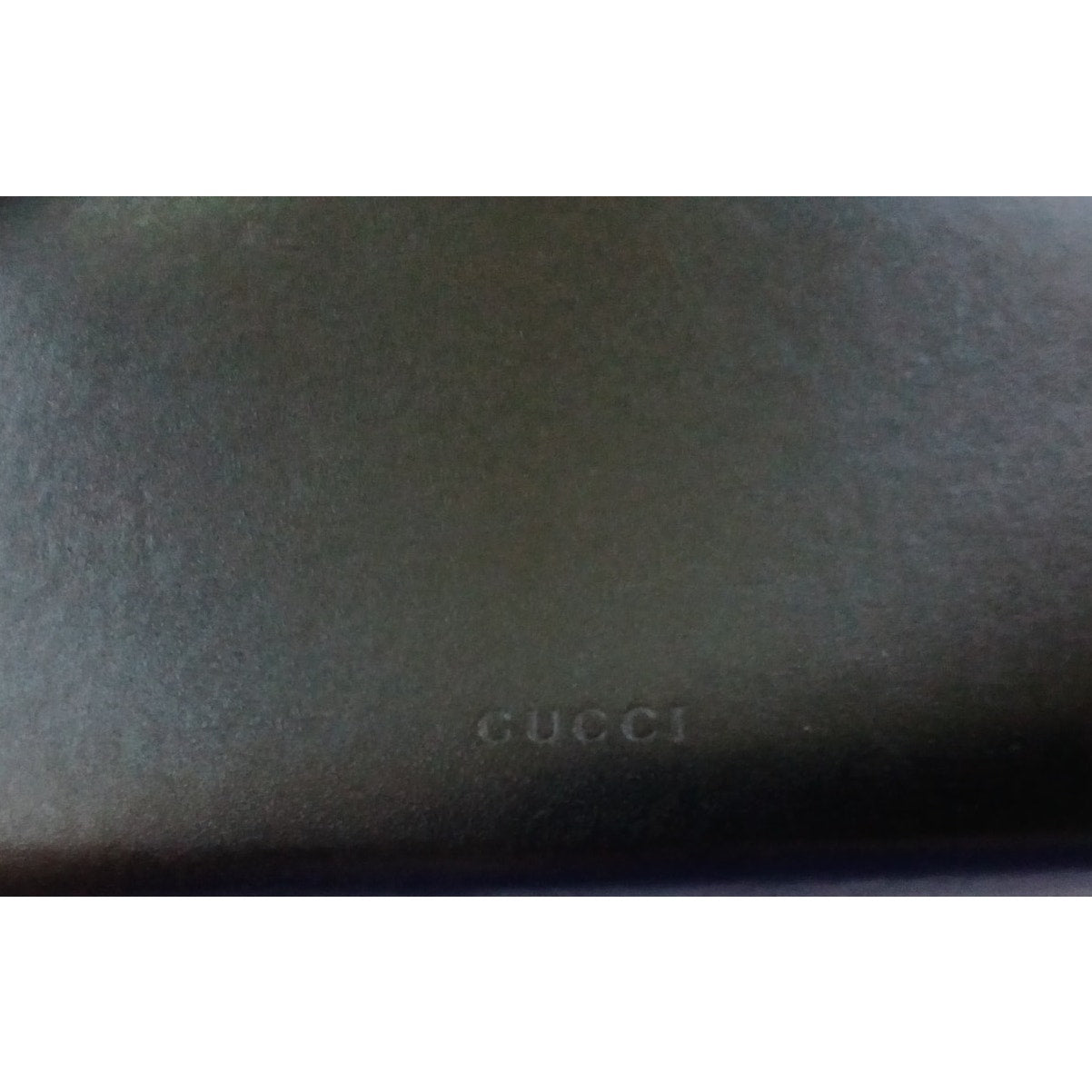 GUCCI GG Marmont Ribbon Long Wallet Round Zipper Black Leather - Authentic