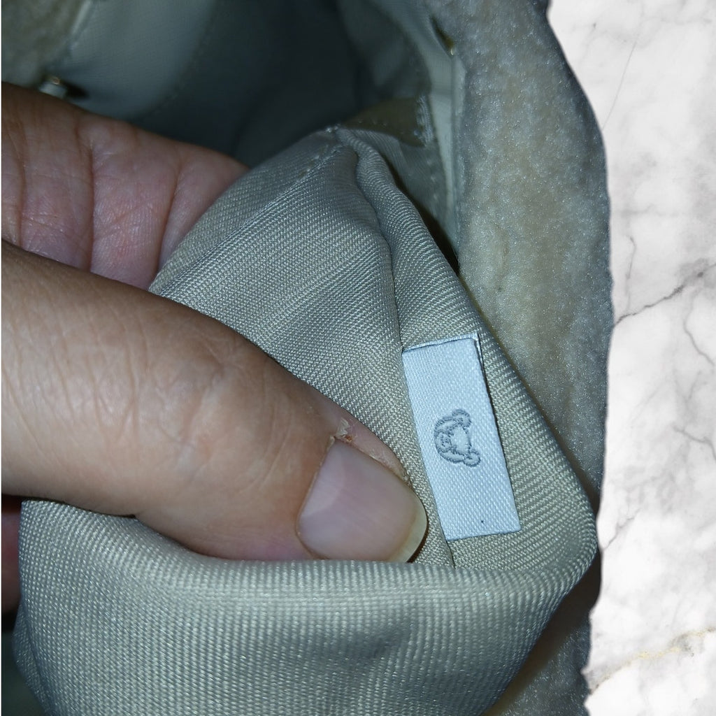 Samantha Thavasa Petit choice Ivory fluffy sherpa backpack