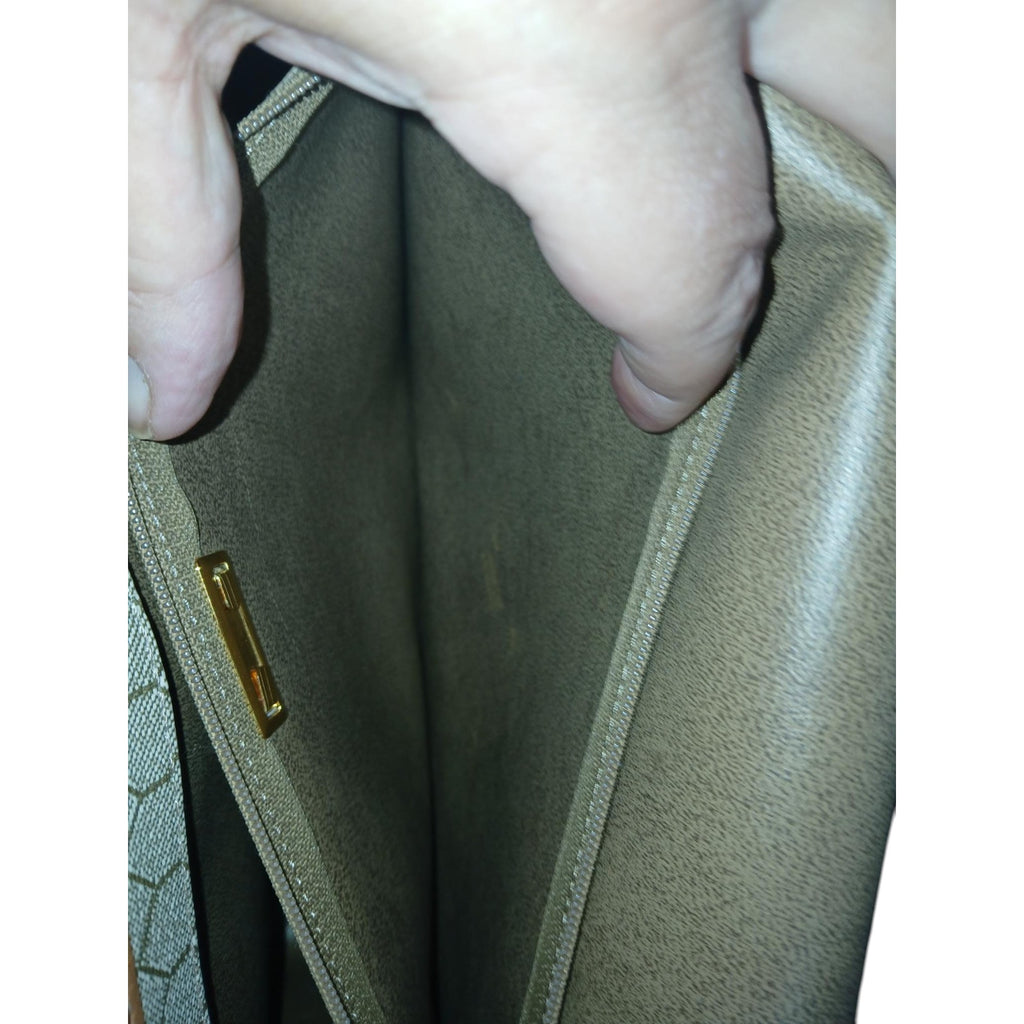 Christian Dior - Beige Honeycomb Crossbody Bag