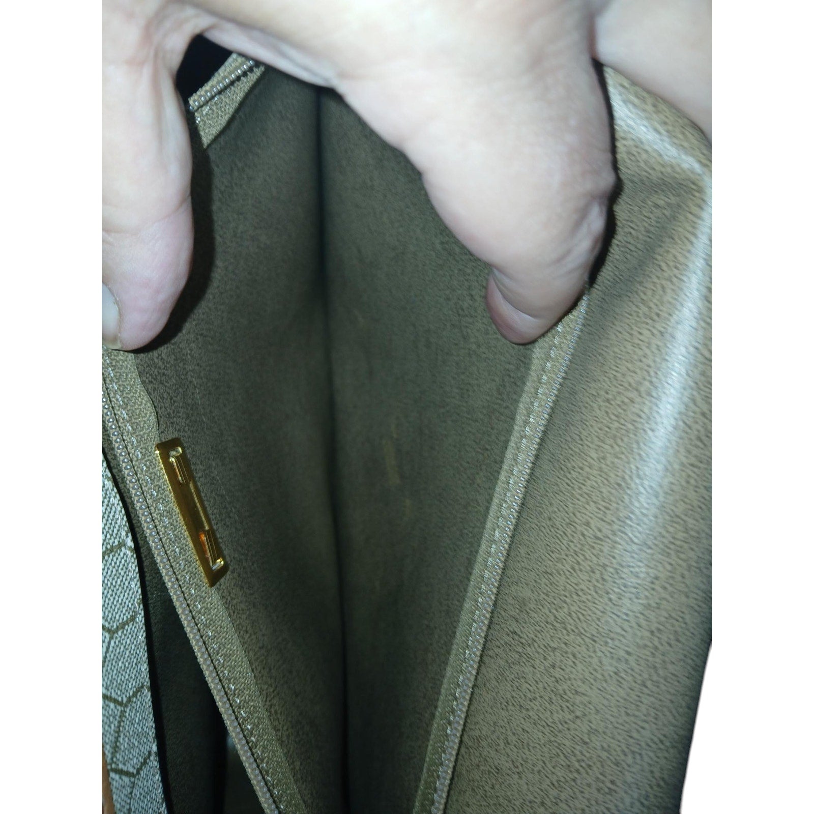 Christian Dior - Beige Honeycomb Crossbody Bag