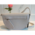 New - Burberry Olympia Micro Mini Leather Shoulder Bag Optic White