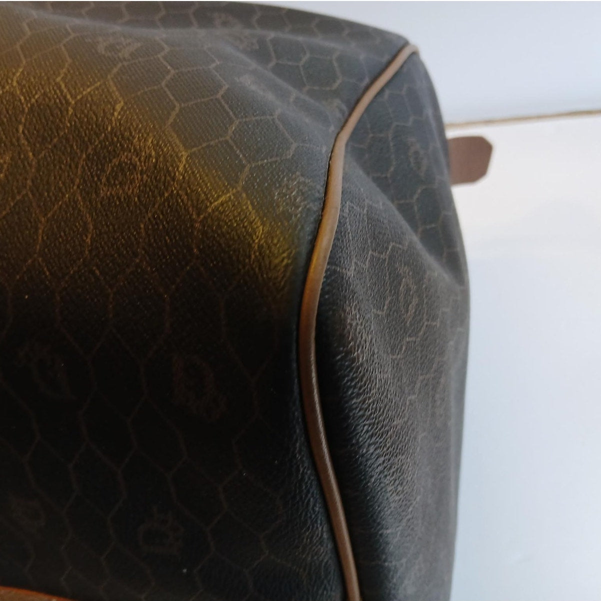 Christian Dior Honeycomb Boston Medium Travel Bag