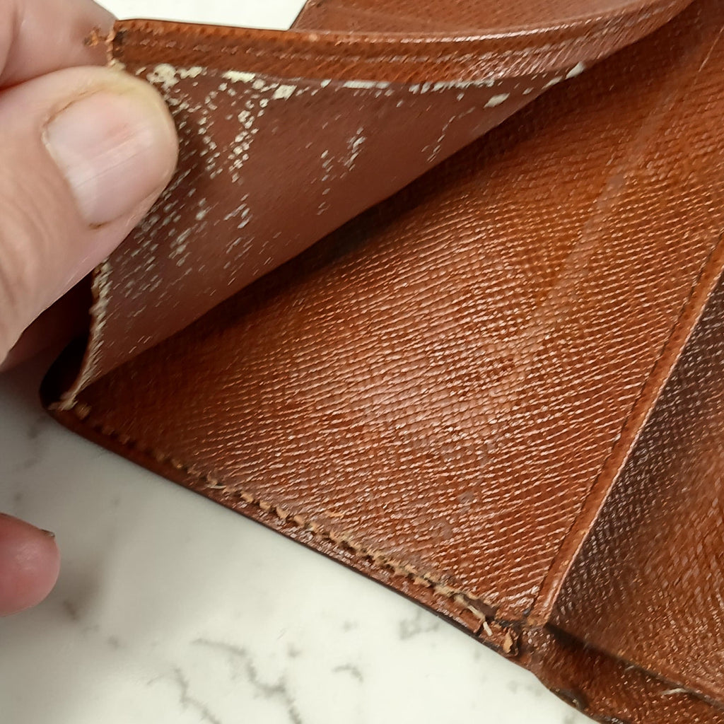 Louis Vuitton Authentic Vintage Monogram French Kisslock Wallet