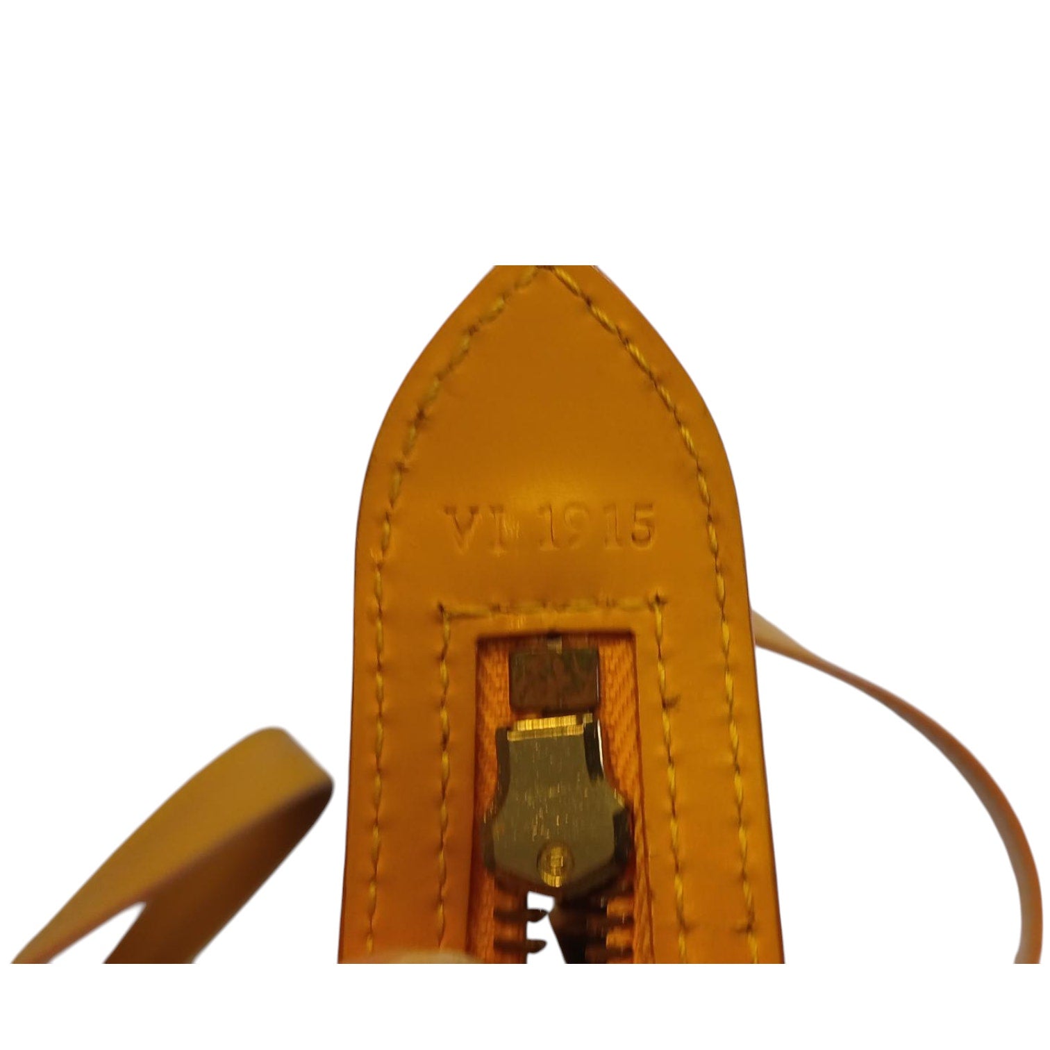 Louis Vuitton Epi Saint Jacques Handbag, Yellow with Dust Bag