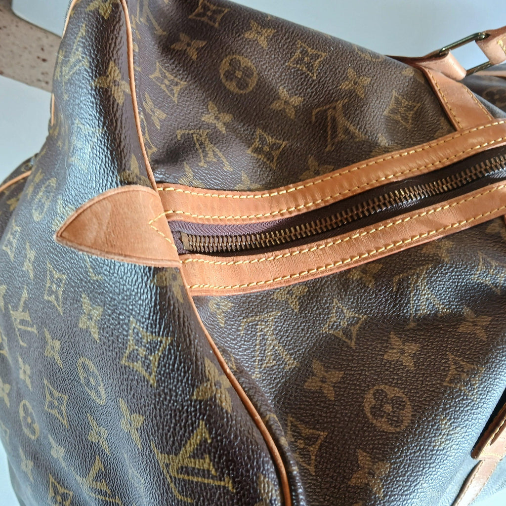 Louis Vuitton Monogram Sac Souple Boston Travel Bag 55 Vintage