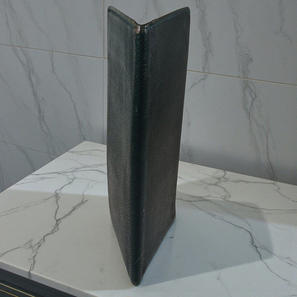 Louis Vuitton Rare Vintage Green Taiga Leather Long Wallet
