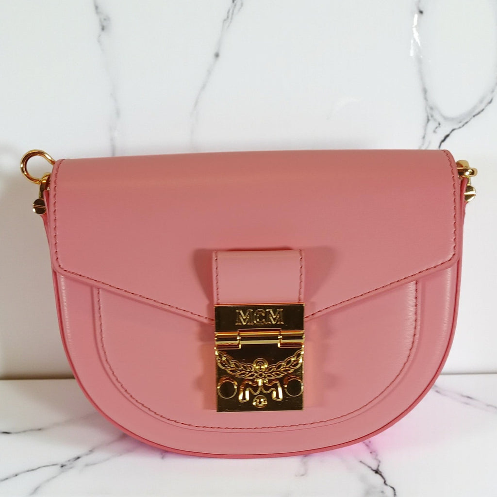 MCM Patricia Mini Pink Leather Crossbody Bag - NWT