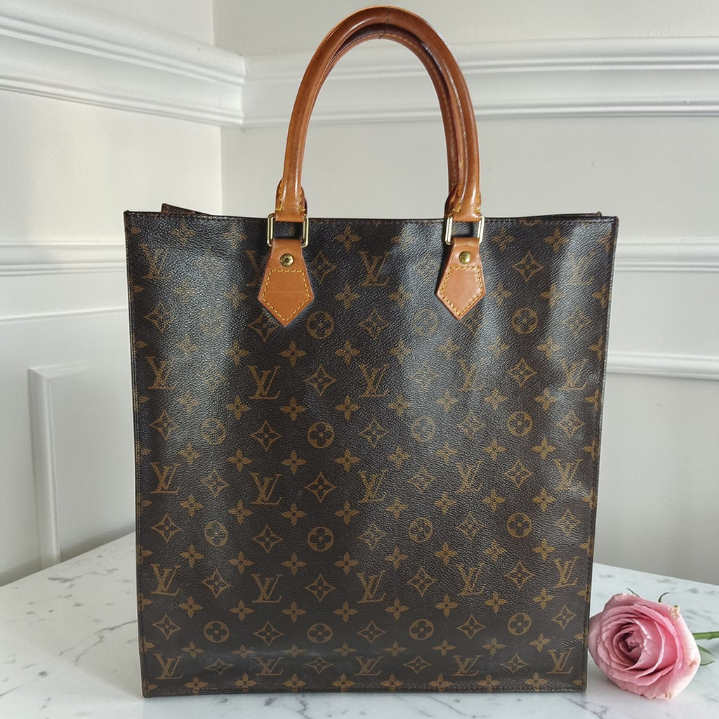 Louis Vuitton Monogram Sac Plat Vintage Tote Bag