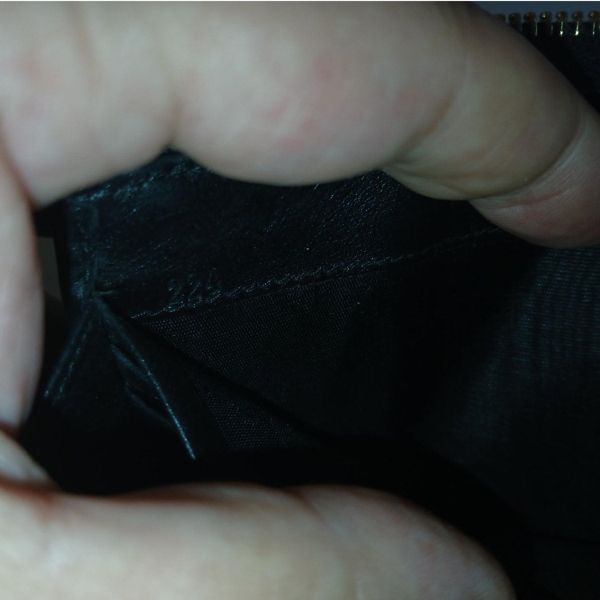 Prada Tessuto Nylon Quilted Zip Around Wallet in Black
