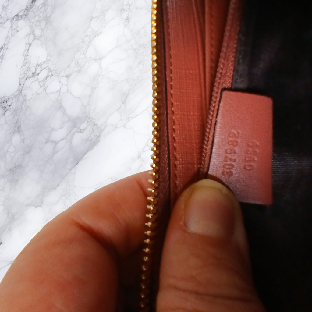 Gucci Micro GG Star Supreme Coated Canvas Zip Around Wallet