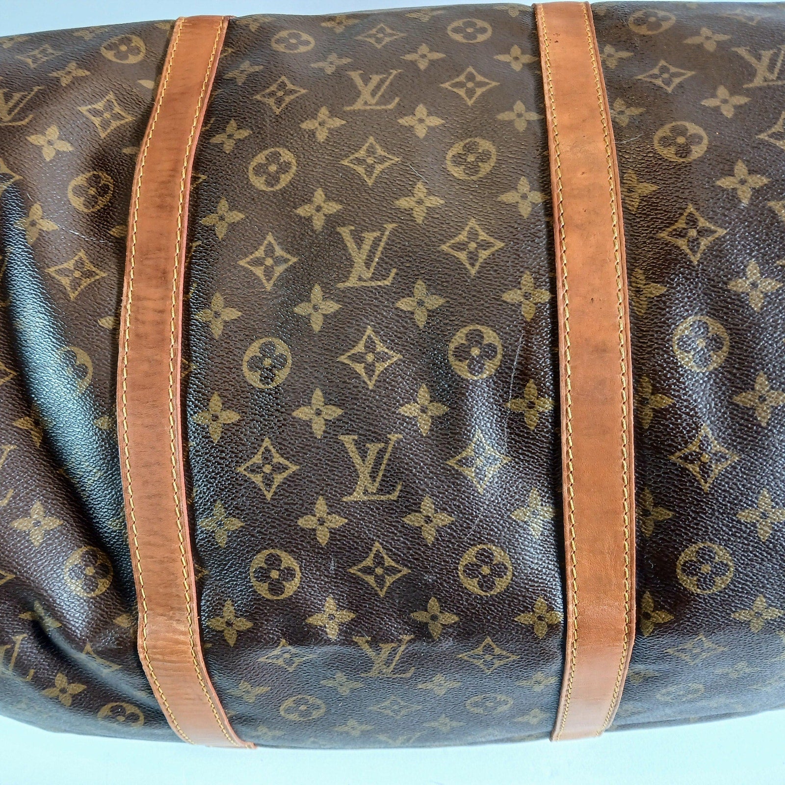 Louis Vuitton Monogram Sac Souple Boston Travel Bag 55 Vintage