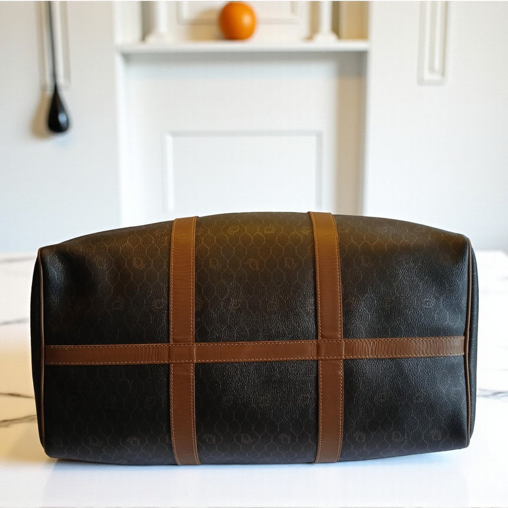 Christian Dior Honeycomb Boston Medium Travel Bag