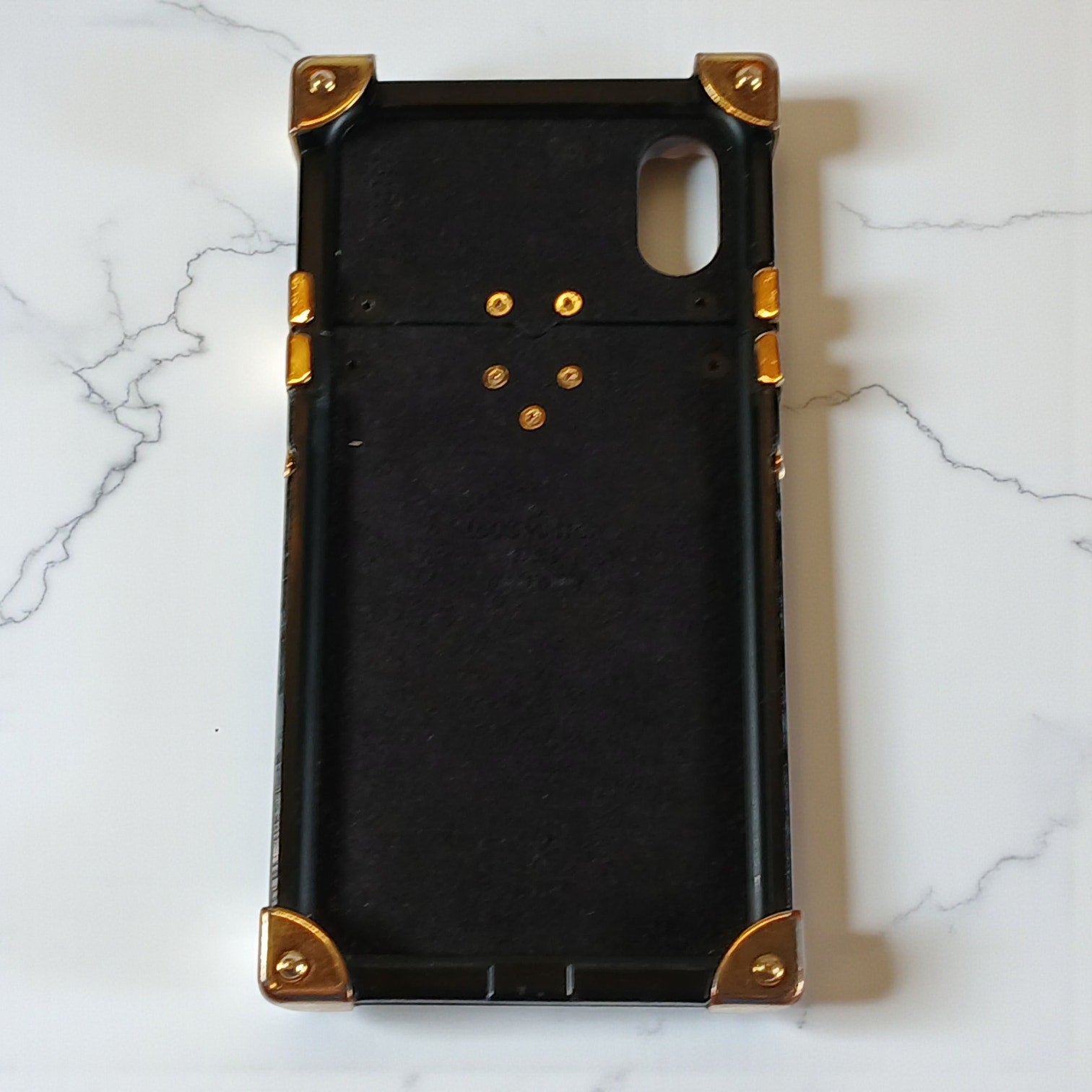 Louis Vuitton Monogram Canvas Eye Trunk iPhone X Case with Box
