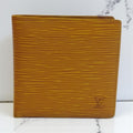 Louis Vuitton Marco Epi Leather Bifold Wallet Yellow