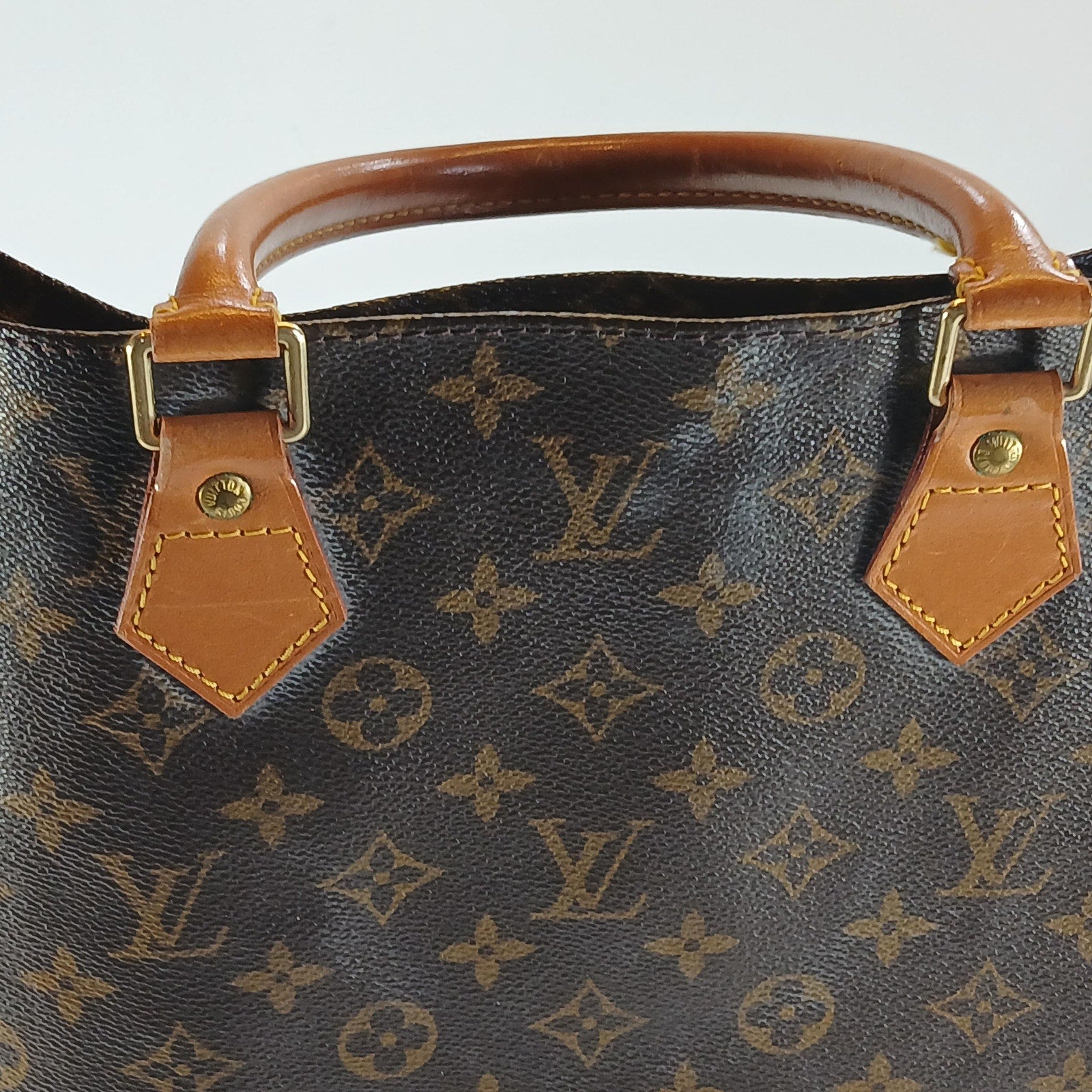 Louis Vuitton Monogram Sac Plat Vintage Tote Bag