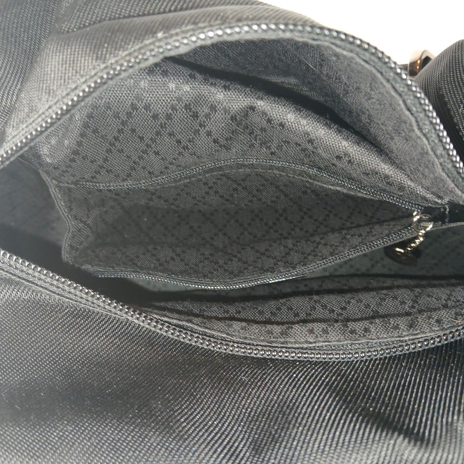 Gucci Bamboo handle Black Nylon & leather Tote bag Authentic