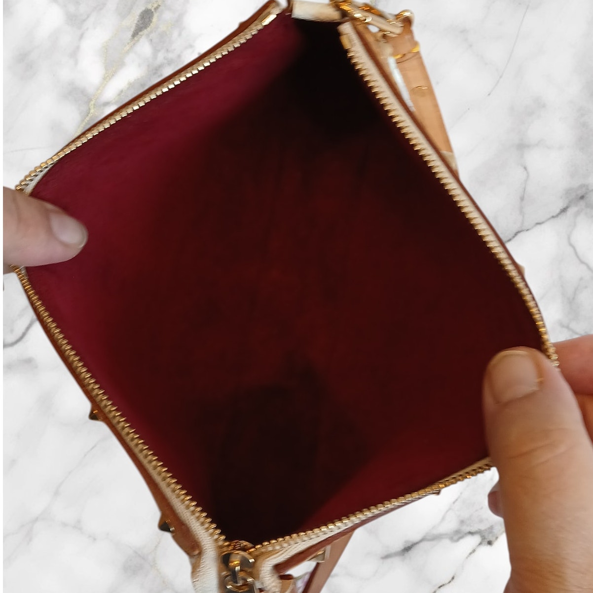 Authentic Louis Vuitton Multicolor Murakami Pochette Top Handle Bag