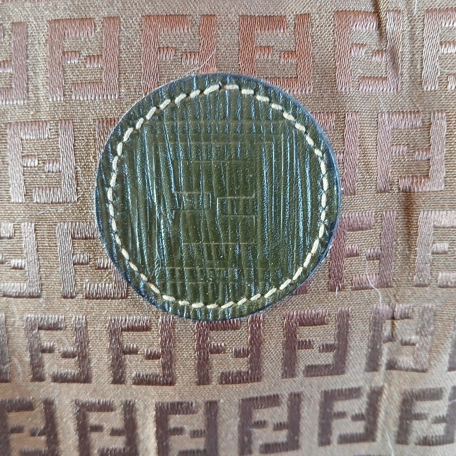 Fendi Vintage Zucca Boston Duffle Bag