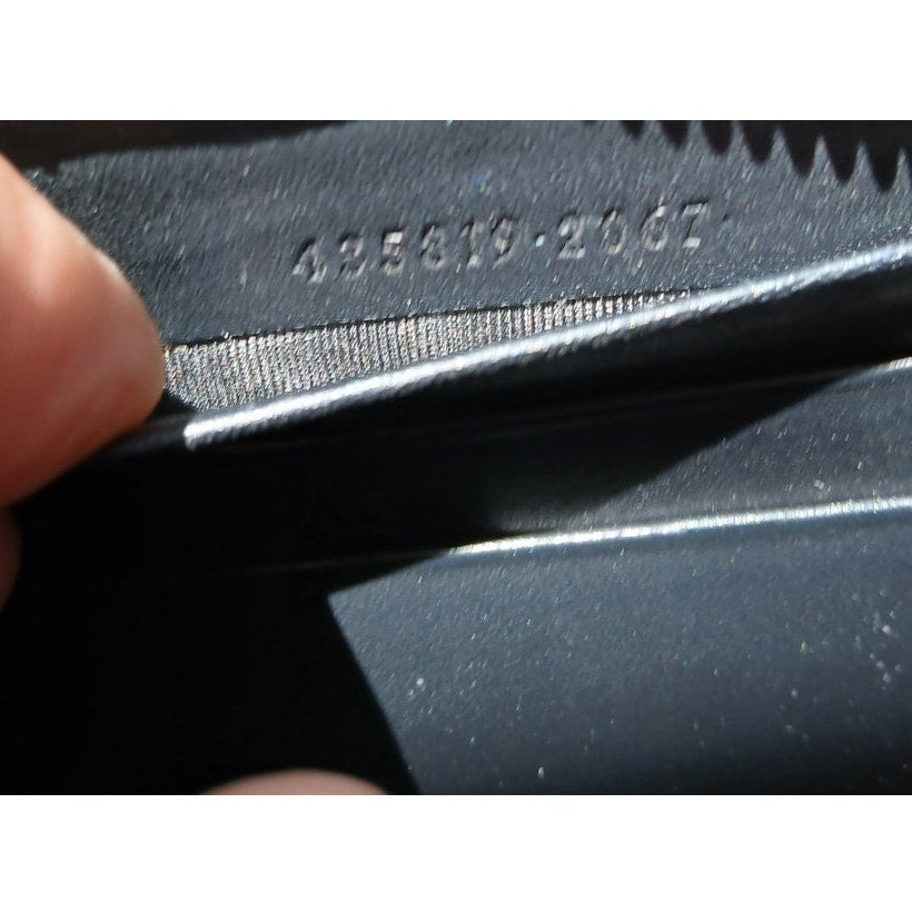 GUCCI GG Marmont Ribbon Long Wallet Round Zipper Black Leather - Authentic