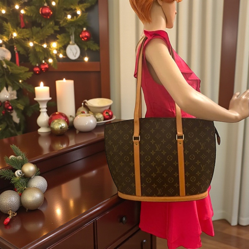 Louis Vuitton Monogram Babylone Shoulder Tote Bag