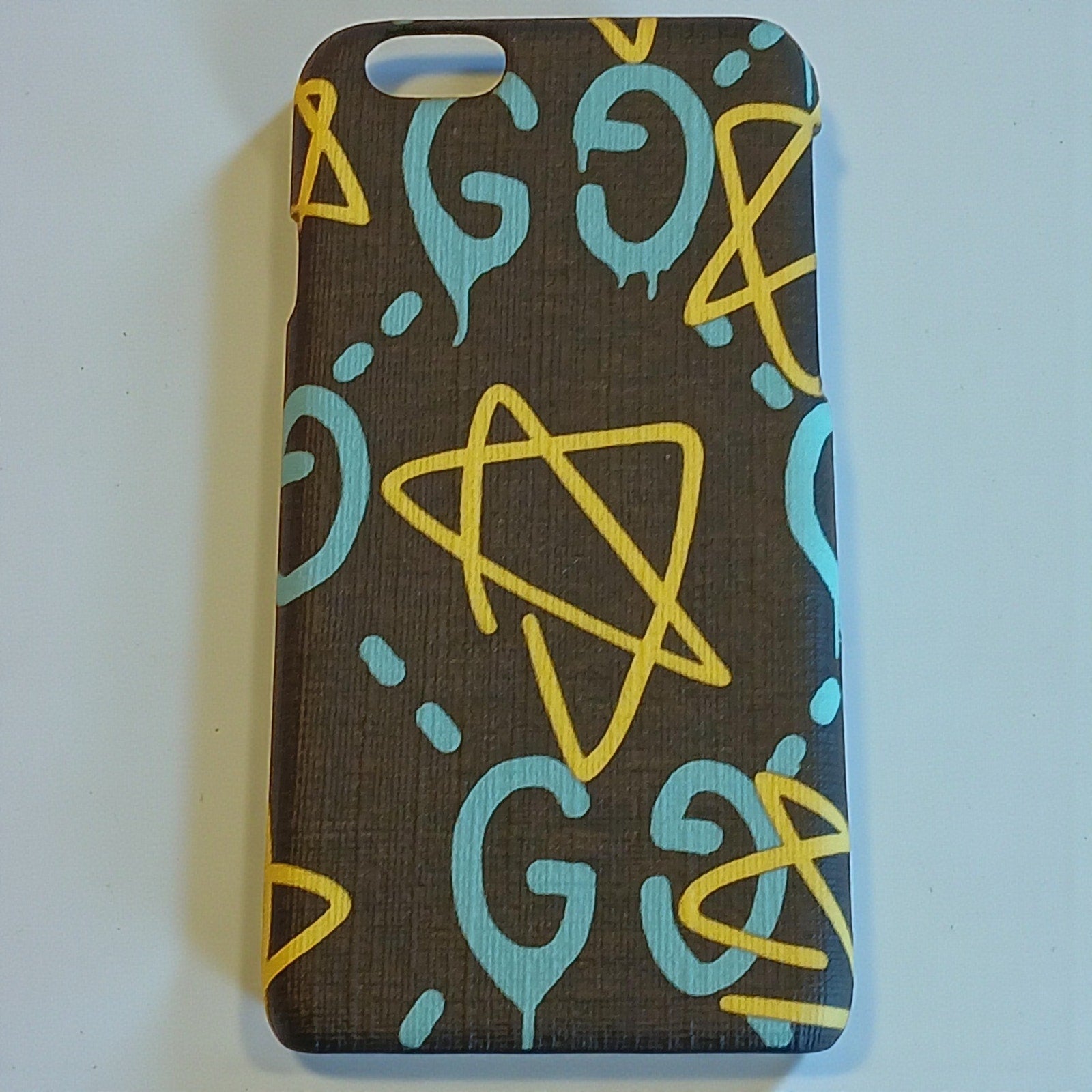 Gucci Ghost iPhone 6 Graffiti Black-Multi Case NIB Authentic