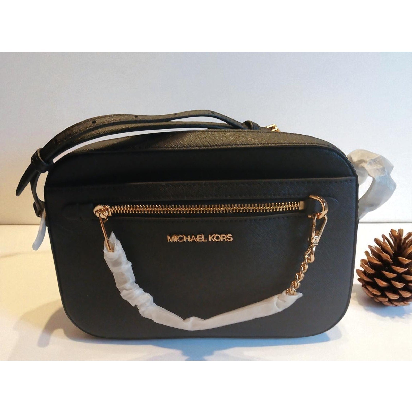 Michael Kors Jet Set Large Saffiano Leather Crossbody Bag - NWT