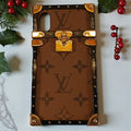 Louis Vuitton Monogram Canvas Eye Trunk iPhone X Case with Box