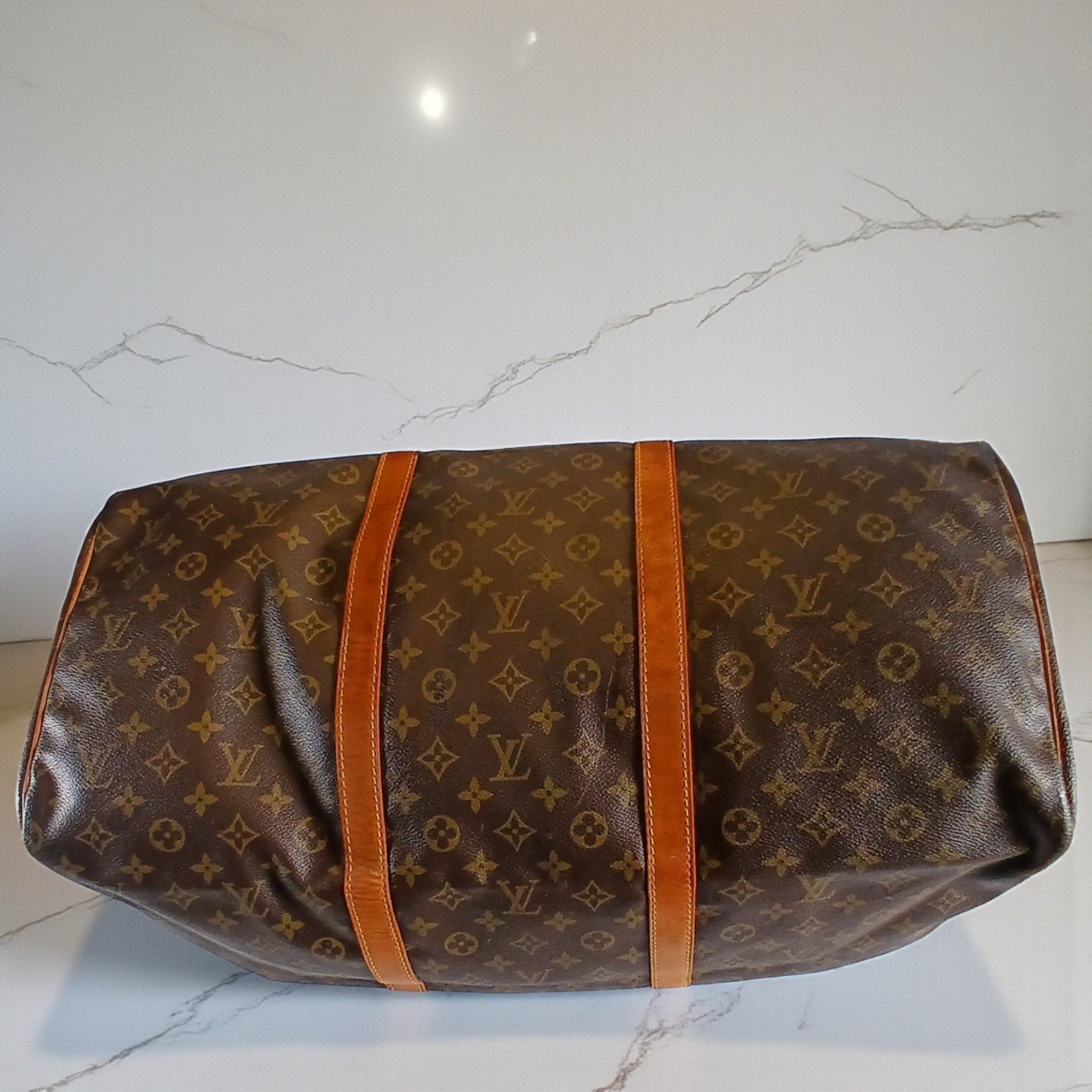 Louis Vuitton Monogram Sac Souple Boston Travel Bag 55 Vintage