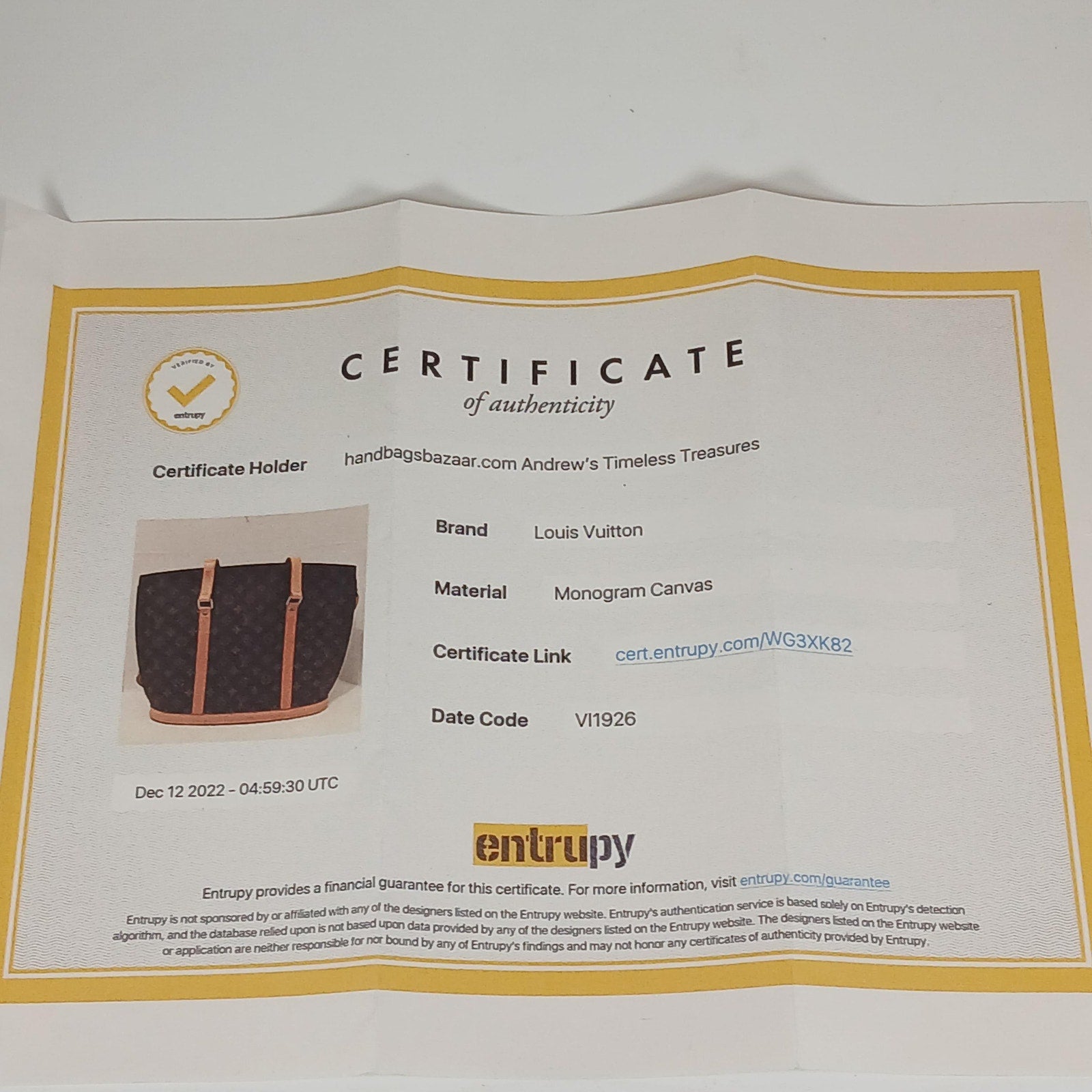 Louis Vuitton Monogram Babylone Shoulder Tote Bag