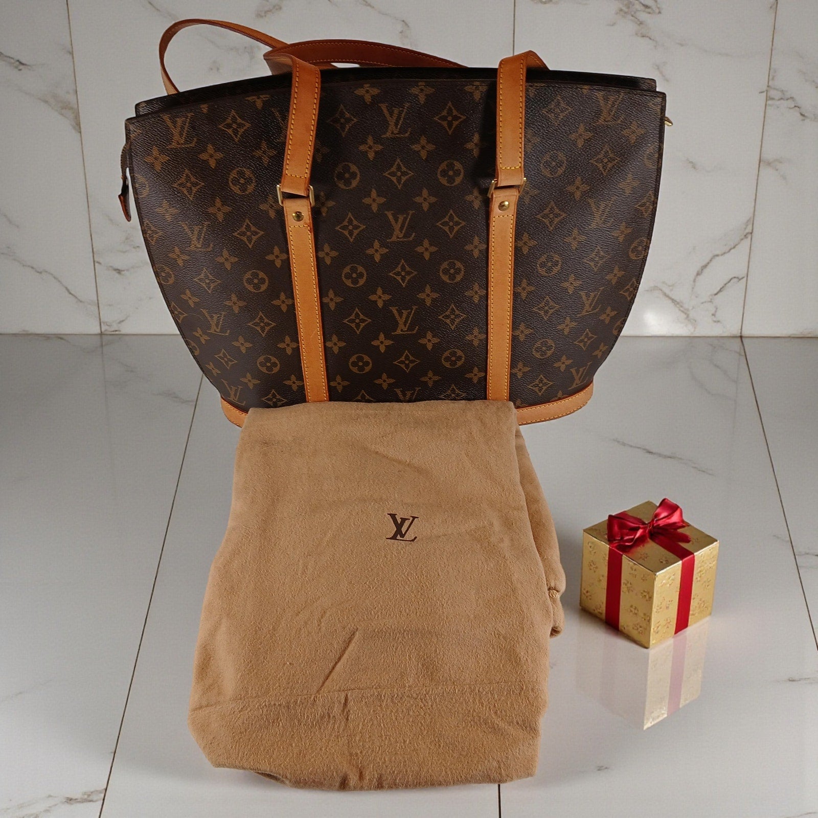 Louis Vuitton Monogram Babylone Shoulder Tote Bag