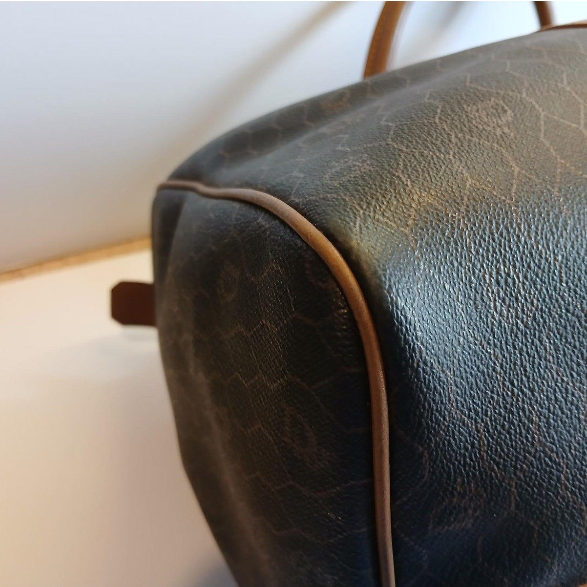 Christian Dior Honeycomb Boston Medium Travel Bag