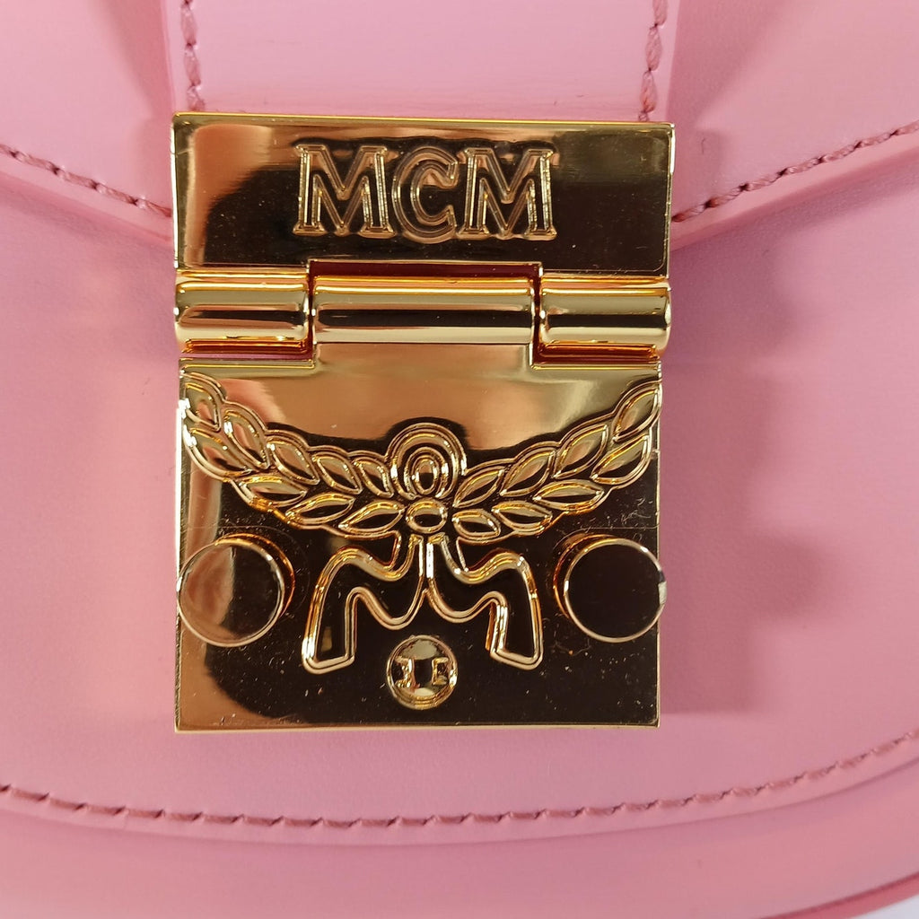 MCM Patricia Mini Pink Leather Crossbody Bag - NWT