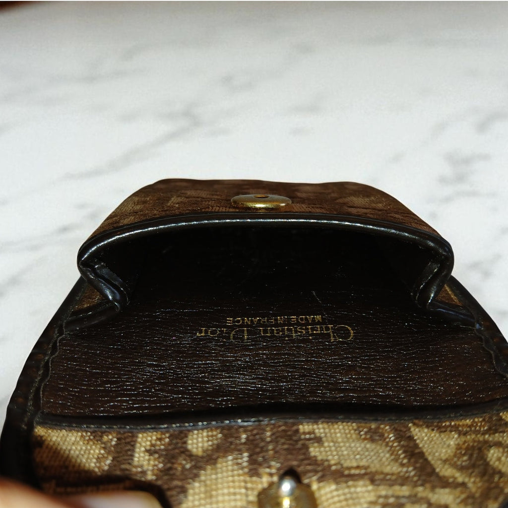 Christian Dior - Lady Dior Vintage Eyeglass Case in Brown & Tan