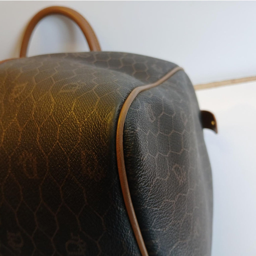Christian Dior Honeycomb Boston Medium Travel Bag