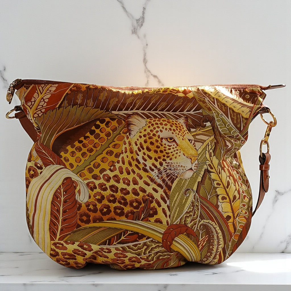 Salvatore Ferragamo Jungle Leopard Shoulder Bag